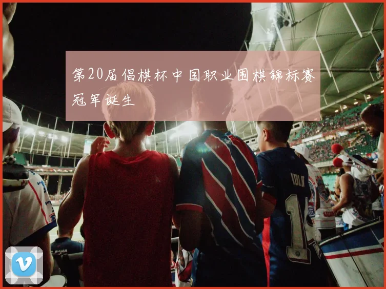 第20届倡棋杯中国职业围棋锦标赛冠军诞生